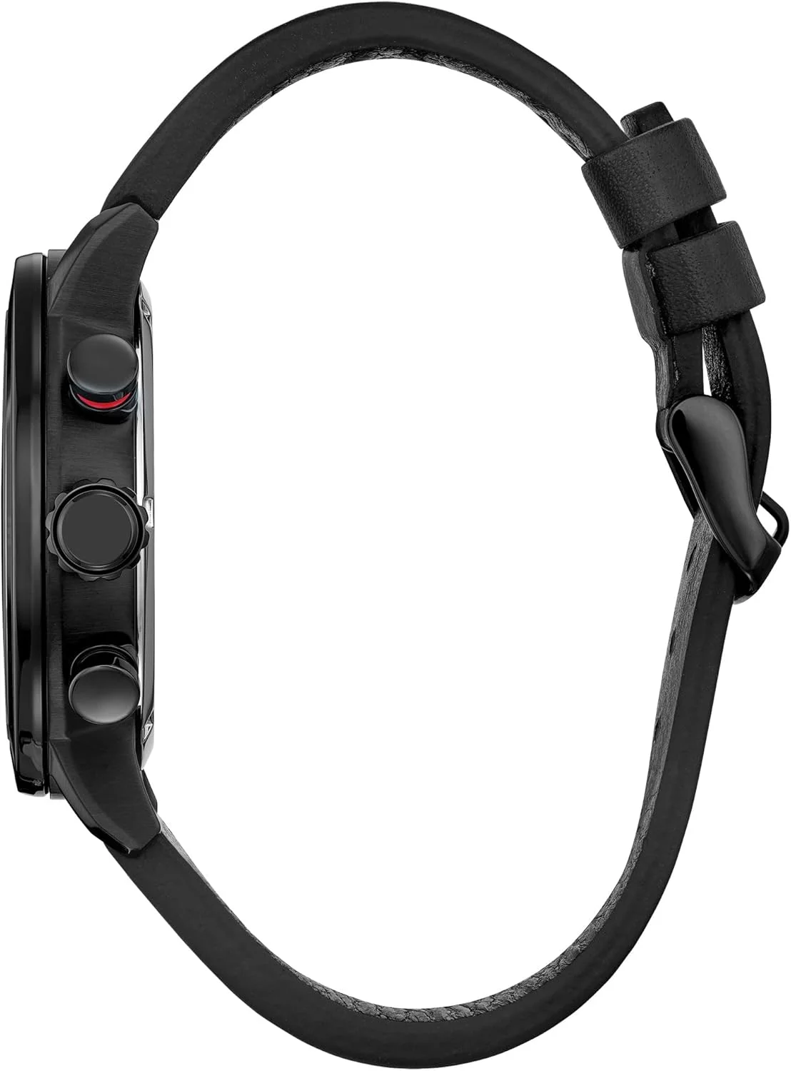 ساعت مچی مردانه سیتیزن اکو-درایو جنگ ستارگان Darth Vader کرونوگراف با قاب روکش یون مشکی، جزئیات قرمز و بند چرمی مشکی، شب‌نما، تاریخ، 44 میلی‌متر (مدل: CA0769-04W)، مشکی، جنگ ستارگان Darth Vader