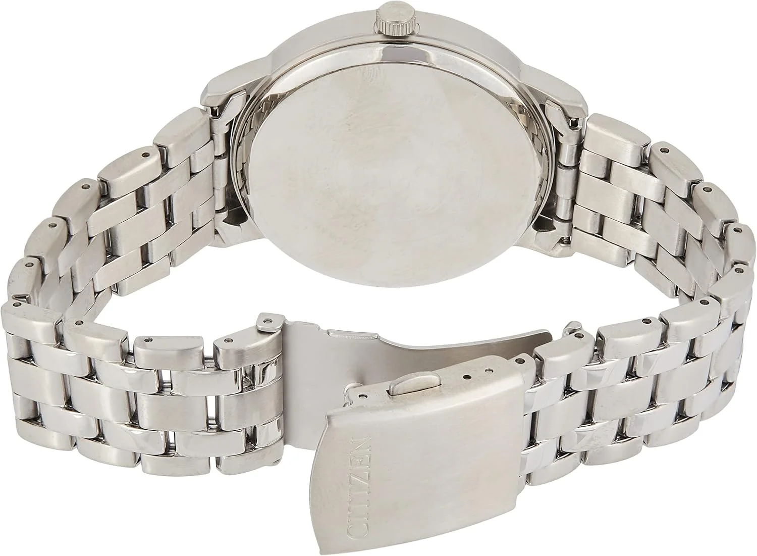 ساعت مردانه سیتیزن اکو-درایو، نمایشگر آنالوگ و بند استیل ضد زنگ - bm7460-88e