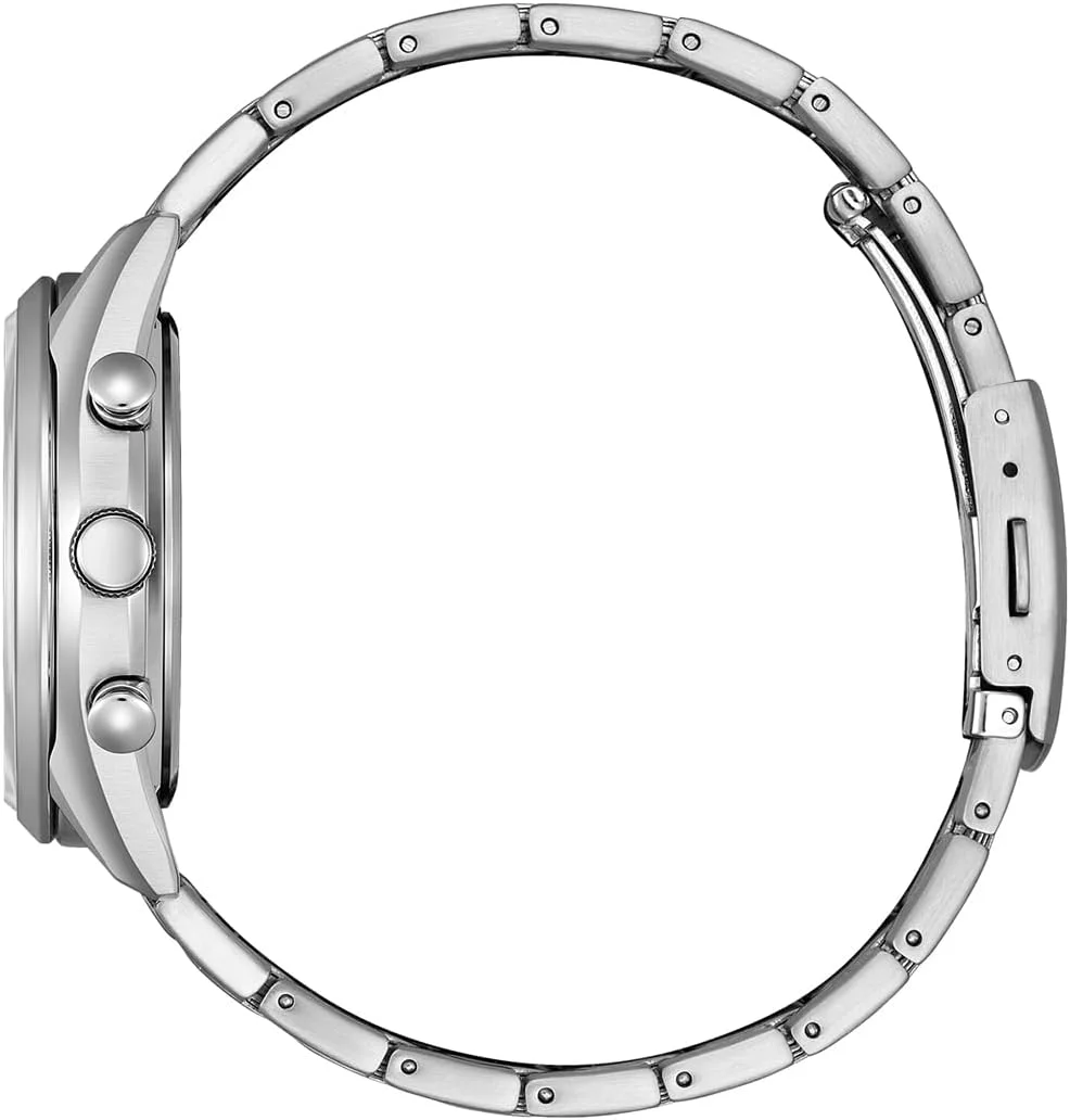 ساعت مچی مردانه سیتیزن مدل CA0459-79X، کرنوگراف اکو-درایو با بند استیل ضد زنگ، نقره ای، دستبندی ساعت مچی مردانه سیتیزن مدل CA0459-79X، کرنوگراف اکو-درایو با بند استیل ضد زنگ، نقره ای، دستبندی