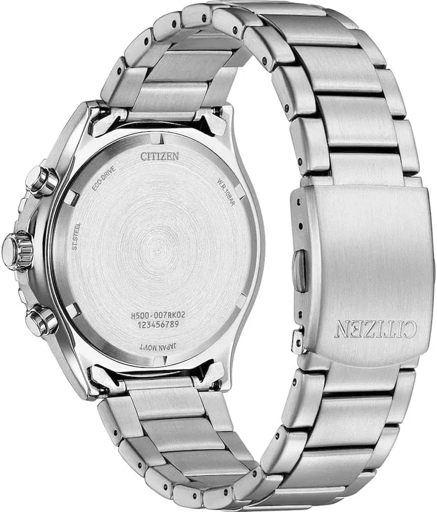 ساعت مچی مردانه سیتیزن کرونوگراف اکو-درایو با بند استیل مدل AT2561-81X