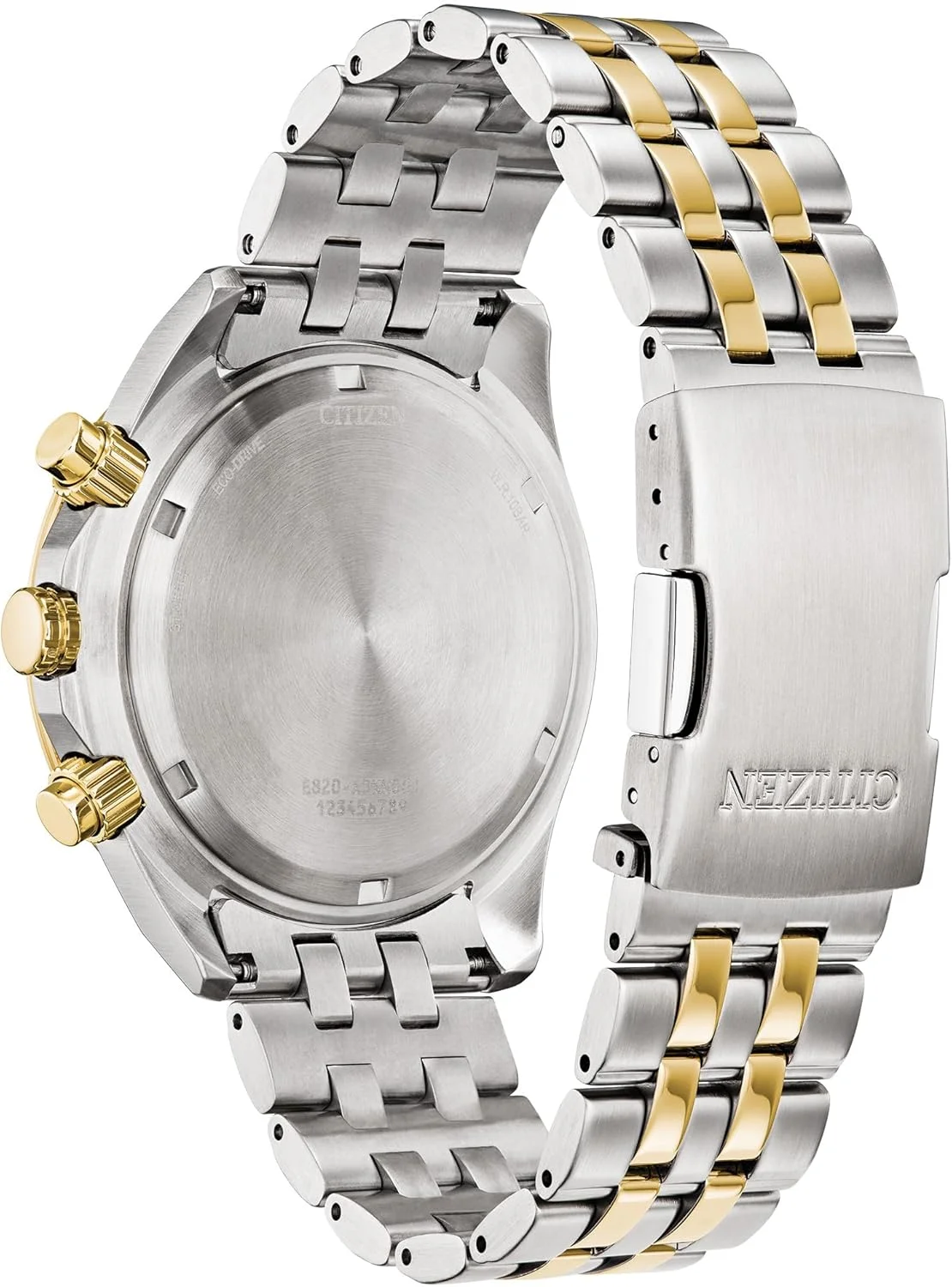 ساعت مچی مردانه سیتیزن اکو-درایو کلاسیک کرونوگراف استیل ضد زنگ با تقویم دائمی و تاچیمتر