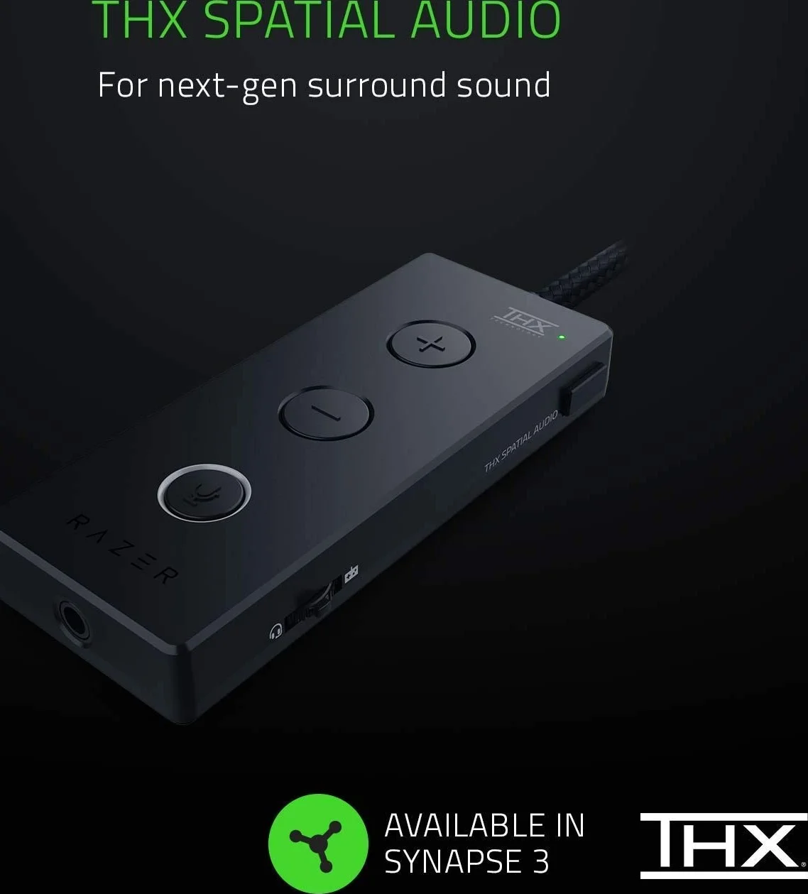 هدست گیمینگ سیمی Razer Kraken Tournament Edition با کنترلر صوتی USB، با درایورهای 50 میلی‌متری تنظیم‌شده سفارشی، سبز | RZ04-02051100-R3M1