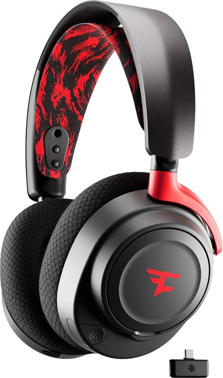 هدست گیمینگ و موبایل چند منظوره SteelSeries Arctis Nova 7 FaZe Clan Edition، درایورهای نئودیمیومی 40 میلیمتری، میکروفون جمعشونده ClearCast Gen2، سازگاری گسترده، مشکی | 61556 هدست گیمینگ و موبایل چند منظوره SteelSeries Arctis Nova 7 FaZe Clan Edition، درایورهای نئودیمیومی 40 میلیمتری، میکروفون جمعشونده ClearCast Gen2، سازگاری گسترده، مشکی | 61556