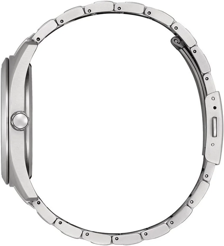 ساعت مچی عقربه‌ای مردانه سیتیزن اکو-درایو با بند تیتانیومی مدل AW1641-81E، مشکی، دستبندی