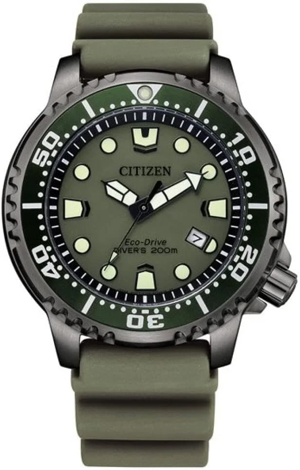 ساعت مچی عقربه‌ای مردانه سیتیزن اکو-درایو مدل Promaster Marine با بند رابر