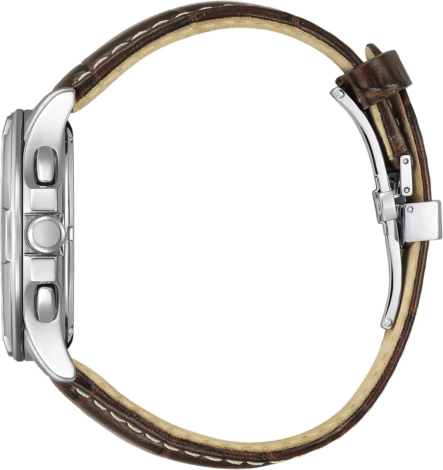 ساعت آنالوگ مردانه سیتیزن با بند چرمی مدل BL8160-07X