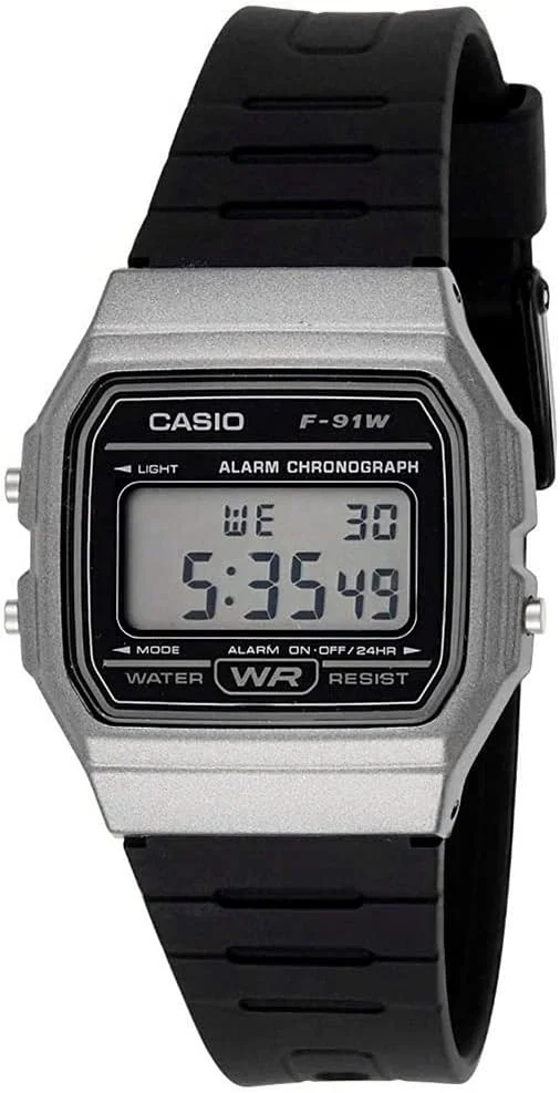 ساعت دیجیتال کاسیو مدل F-91W مناسب برای آقایان و بانوان