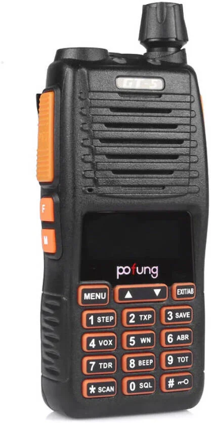 رادیو دو بانده BAOFENG GT-5 5W، فرکانس VHF 144-148MHz و UHF 420-450MHz، 128 کانال، مانیتور کانال، ذخیره باتری، هشدار کمبود باتری، تنظیم ROGER، هشدار اضطراری، بسته 6 عددی، مشکی | GT-56