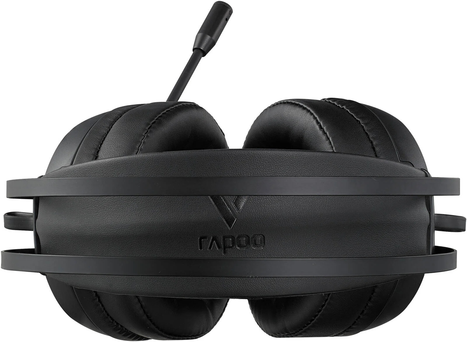 هدفون گیمینگ Rapoo VH160، درایور 50 میلی‌متری، میکروفون با قابلیت حذف نویز ENC، الگوی دریافت 360 درجه، صدای فراگیر 7.1، مشکی | 19973