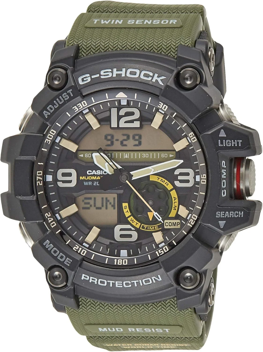 ساعت جهانی آنالوگ-دیجیتال کاسیو جی-شاک