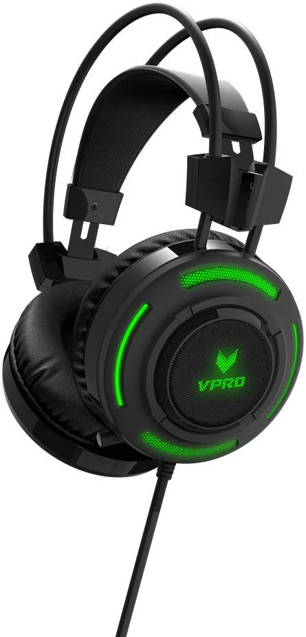 هدست گیمینگ Rapoo VPro VH200، سیم دار نورانی، 7.1 کانال، نور پس زمینه 16 میلیون رنگ، جک صوتی 3.5 میلی متری، میکروفون حذف نویز، مشکی | 16651 هدست گیمینگ Rapoo VPro VH200، سیم دار نورانی، 7.1 کانال، نور پس زمینه 16 میلیون رنگ، جک صوتی 3.5 میلی متری، میکروفون حذف نویز، مشکی | 16651