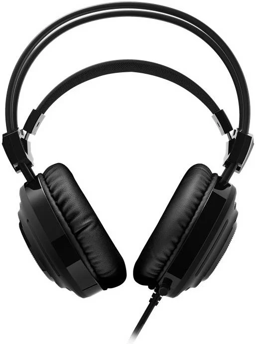 هدست گیمینگ Rapoo VPro VH200، سیم دار نورانی، 7.1 کانال، نور پس زمینه 16 میلیون رنگ، جک صوتی 3.5 میلی متری، میکروفون حذف نویز، مشکی | 16651