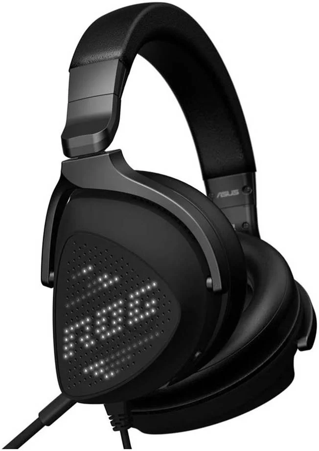 هدست گیمینگ سیمی USB-C ایسوس Rog Delta S Animate، سایز درایور 50 میلی‌متری، امپدانس 32 اهم، فرکانس 20-40000 هرتز، یک طرفه، سازگار با PC/PS5/Switch، مشکی | 90YH037M-B2UA00