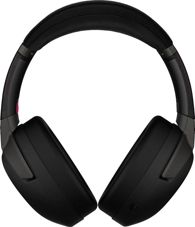 هدست گیمینگ بی سیم ایسوس ROG Strix Go 2.4 Electro Punk با میکروفون حذف نویز AI، صدای Hi-Res، فرکانس 2.4 گیگاهرتز، USB-C، سازگار با PC، Mac، Nintendo Switch، دستگاه های هوشمند و PS4 | 90YH02P1-B3UA00