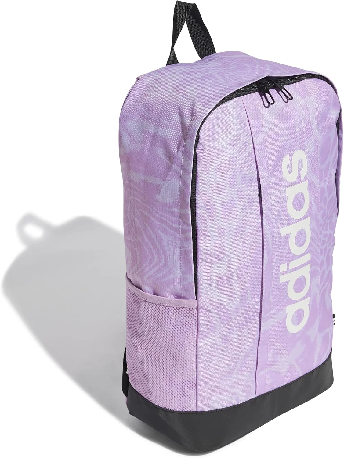 کوله پشتی زنانه آدیداس با طرح گرافیکی خطی بنفش، NS