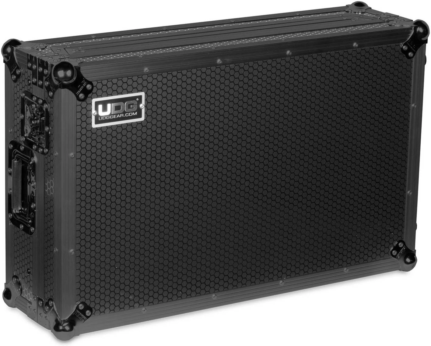 کیف حمل و نقل مقاوم UDG Ultimate، مناسب برای Pioneer DDJ-REV7، دارای جای لپ‌تاپ + چرخ، پنل دسترسی جلویی قابل جابجایی، ساختار مقاوم، پرچ‌های لنگر دوگانه، مشکی | U91077BL