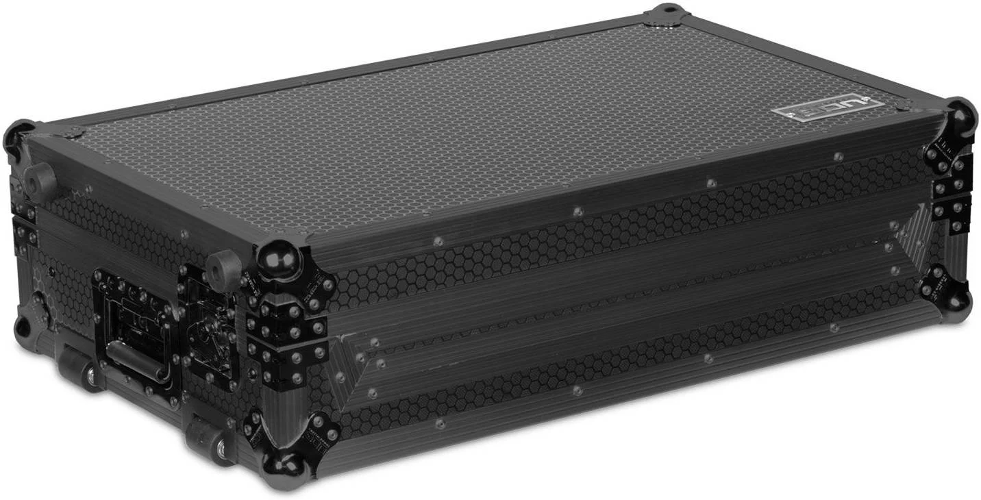 کیف حمل و نقل مقاوم UDG Ultimate، مناسب برای Pioneer DDJ-REV7، دارای جای لپ‌تاپ + چرخ، پنل دسترسی جلویی قابل جابجایی، ساختار مقاوم، پرچ‌های لنگر دوگانه، مشکی | U91077BL