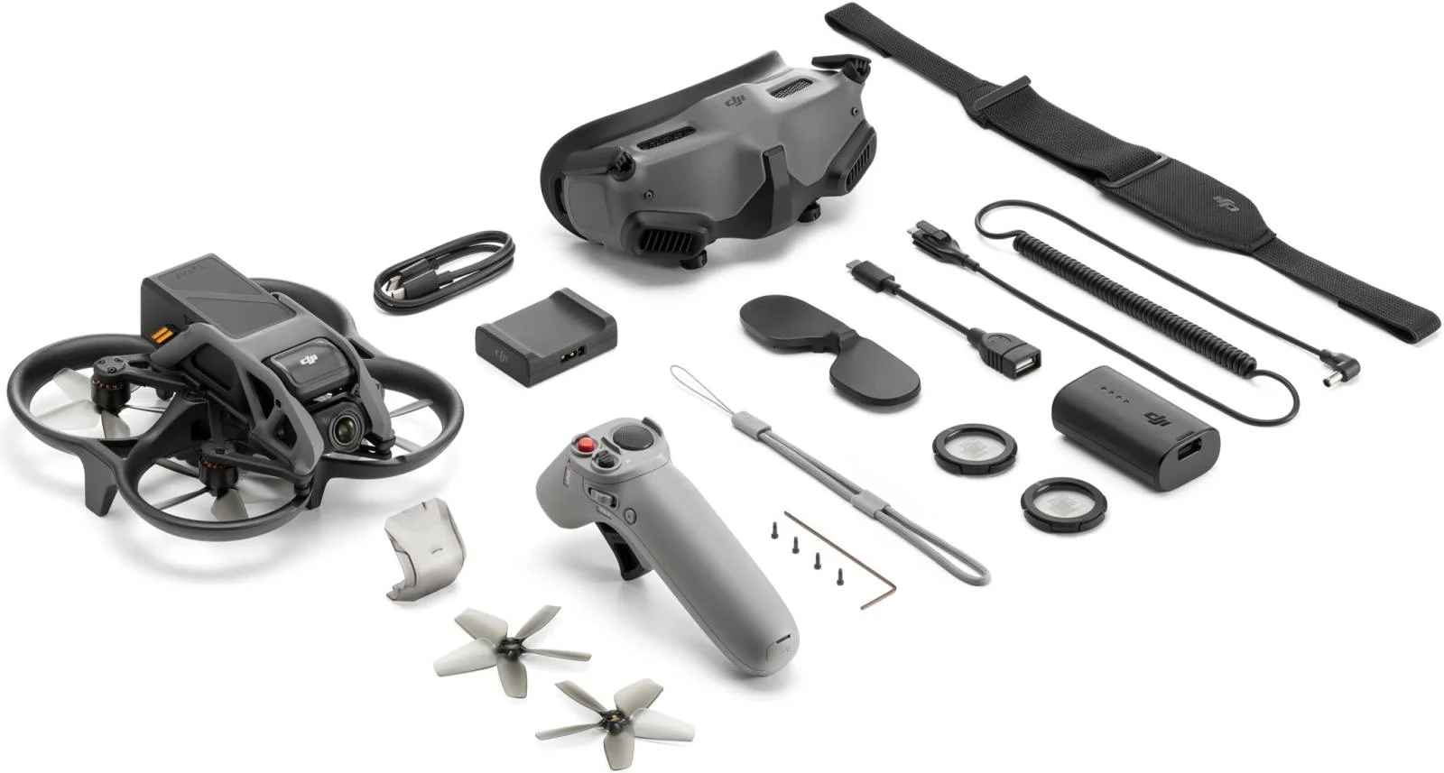DJI Avata Pro View Combo با Goggles 2، فیلمهای 4K/60fps با زاویه دید فوقعریض 155 درجه، کنترل حرکتی، محافظهای ملخ داخلی، برد انتقال تا 10 کیلومتر، زمان پرواز 18 دقیقه، خاکستری | CP.FP.00000110.01 DJI Avata Pro View Combo با Goggles 2، فیلمهای 4K/60fps با زاویه دید فوقعریض 155 درجه، کنترل حرکتی، محافظهای ملخ داخلی، برد انتقال تا 10 کیلومتر، زمان پرواز 18 دقیقه، خاکستری | CP.FP.00000110.01