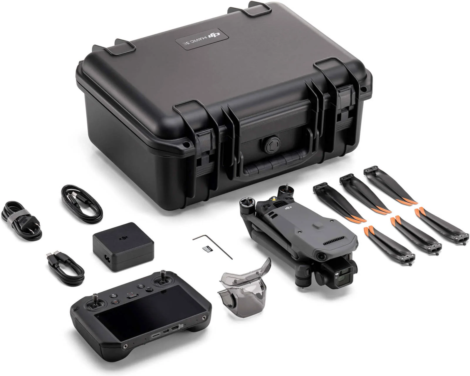 پهپاد DJI Mavic 3 Enterprise، جمع و جور و قابل حمل، دوربین عریض CMOS 4/3، زوم ترکیبی 56 برابر، حداکثر زمان پرواز 45 دقیقه، انتقال DJI O3 Enterprise، بازگشت خودکار به خانه، خاکستری | Mavic 3E