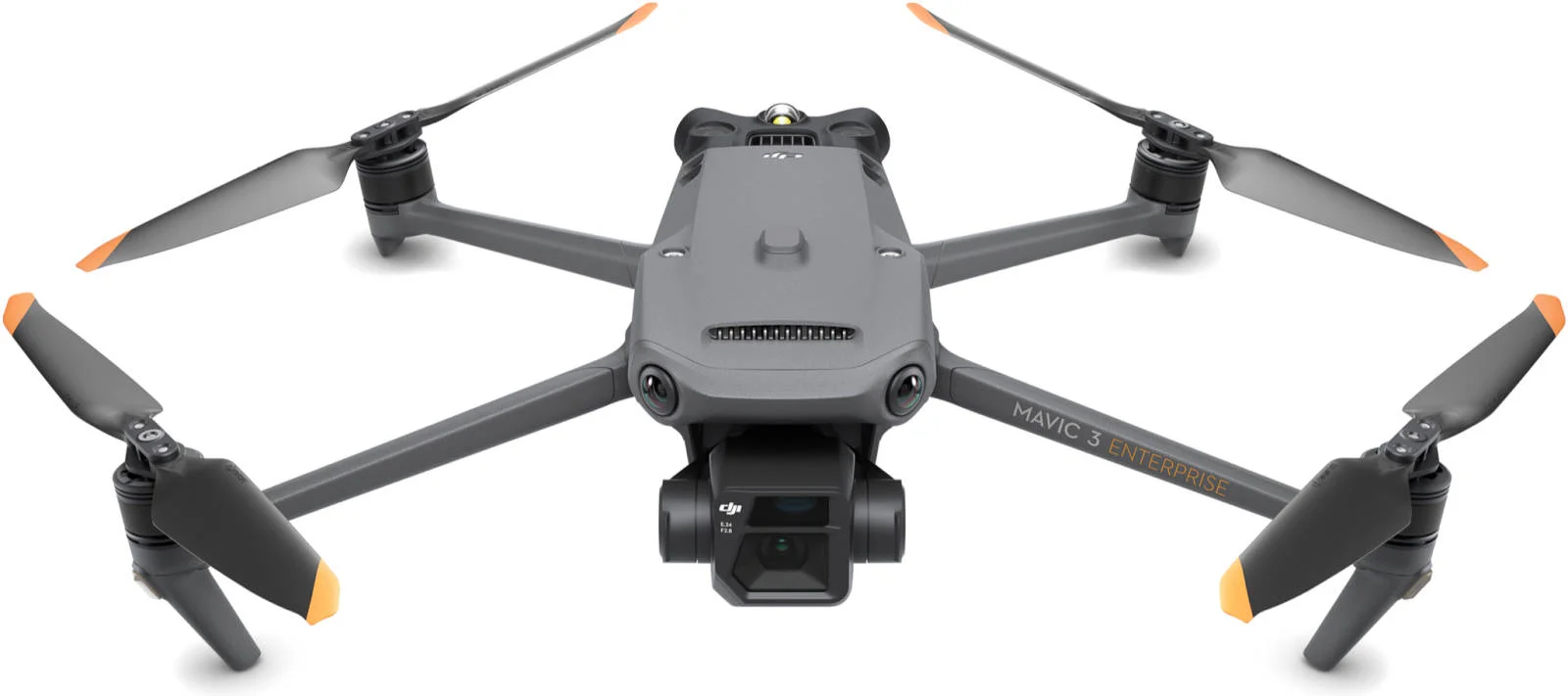 پهپاد DJI Mavic 3 Enterprise، جمع و جور و قابل حمل، دوربین عریض CMOS 4/3، زوم ترکیبی 56 برابر، حداکثر زمان پرواز 45 دقیقه، انتقال DJI O3 Enterprise، بازگشت خودکار به خانه، خاکستری | Mavic 3E پهپاد DJI Mavic 3 Enterprise، جمع و جور و قابل حمل، دوربین عریض CMOS 4/3، زوم ترکیبی 56 برابر، حداکثر زمان پرواز 45 دقیقه، انتقال DJI O3 Enterprise، بازگشت خودکار به خانه، خاکستری | Mavic 3E