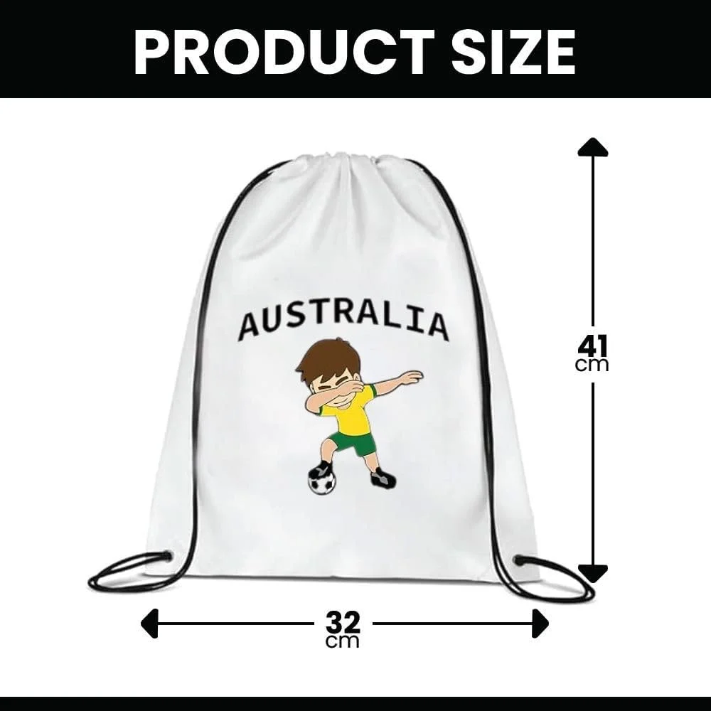 کیف بندکشی استرالیا برای طرفداران ورزش، کوله پشتی مناسب برای بزرگسالان و کودکان