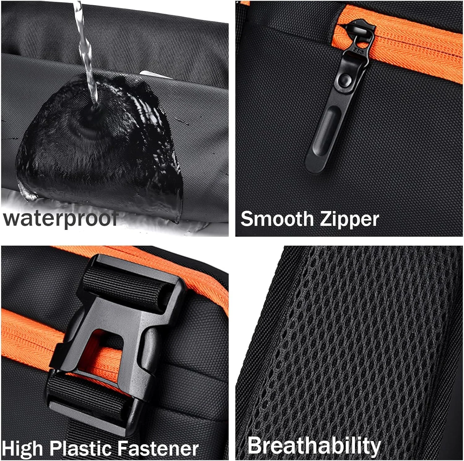 کیف کمری جمع و جور Azonee، کوله پشتی سبک و مینیمالیستی برای سفر، کار، باشگاه و ورزش، کوله پشتی شانه ای چند منظوره