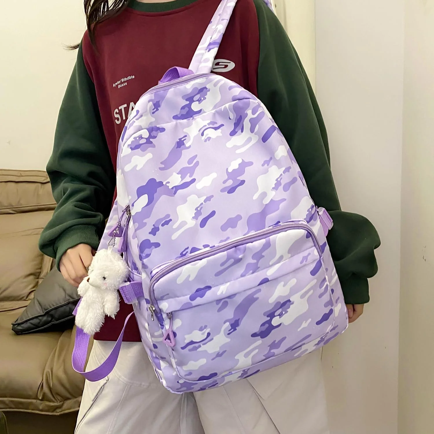 کیف مدرسه دخترانه، کوله پشتی مدرسه بچه گانه، کیف مدرسه ابتدایی پسرانه دخترانه، کوله پشتی نایلونی ضد آب، کوله پشتی چند جیبی روزمره، کیف کتاب برای سفر ورزشی در فضای باز دانشگاه