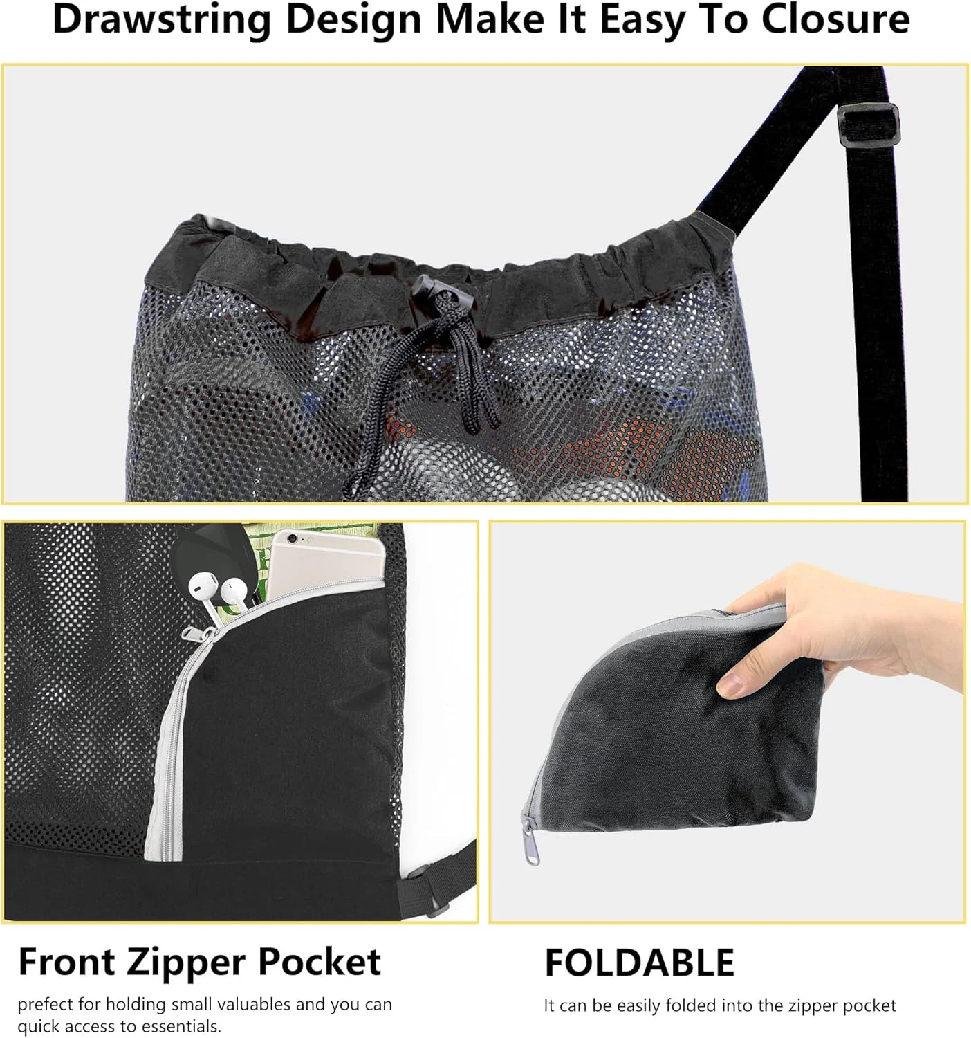 کیف کوله پشتی بند دار BeeGreen برای مردان و زنان، مناسب ورزش، باشگاه، ساحل و شنا