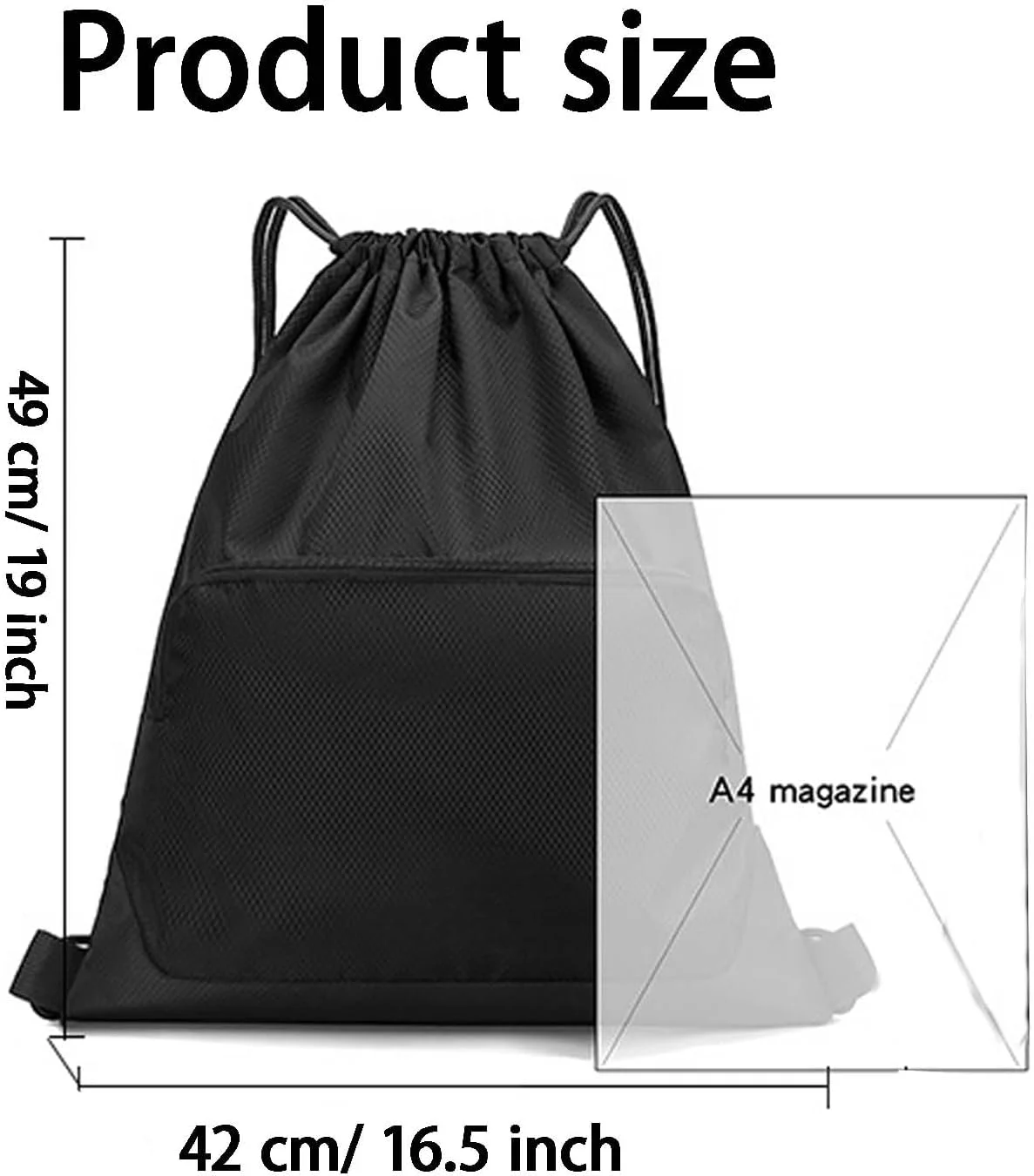 کوله پشتی بند دار مردانه زنانه - کوله پشتی ورزشی سبک وزن و ضد آب، کوله پشتی ورزشی با محفظه کفش برای دویدن، مسافرت، مدرسه، ساحل، پیاده روی، کیف ورزشی ضروری