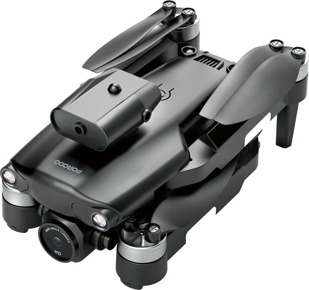 پهپاد تاشو Porodo R/C با موتور براشلس و اجتناب از موانع مادون قرمز، ارتفاع 50 متری، حداکثر سرعت 7 کیلومتر در ساعت، مناسب برای کودکان و بزرگسالان، فناوری شارژ سریع، همه کاره و جمع و جور، تثبیت کننده ژیروسکوپ 6 محوره، چرخش 360 درجه پهپاد تاشو Porodo R/C با موتور براشلس و اجتناب از موانع مادون قرمز، ارتفاع 50 متری، حداکثر سرعت 7 کیلومتر در ساعت، مناسب برای کودکان و بزرگسالان، فناوری شارژ سریع، همه کاره و جمع و جور، تثبیت کننده ژیروسکوپ 6 محوره، چرخش 360 درجه