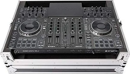 کیف حمل کنترلر دی‌جی Magma Denon Prime 4، ساختار مقاوم، تخته سه لایه روکش وینیل 9 میلی‌متری، فضای داخلی کاملاً پوشیده، مشکی | MGA40994