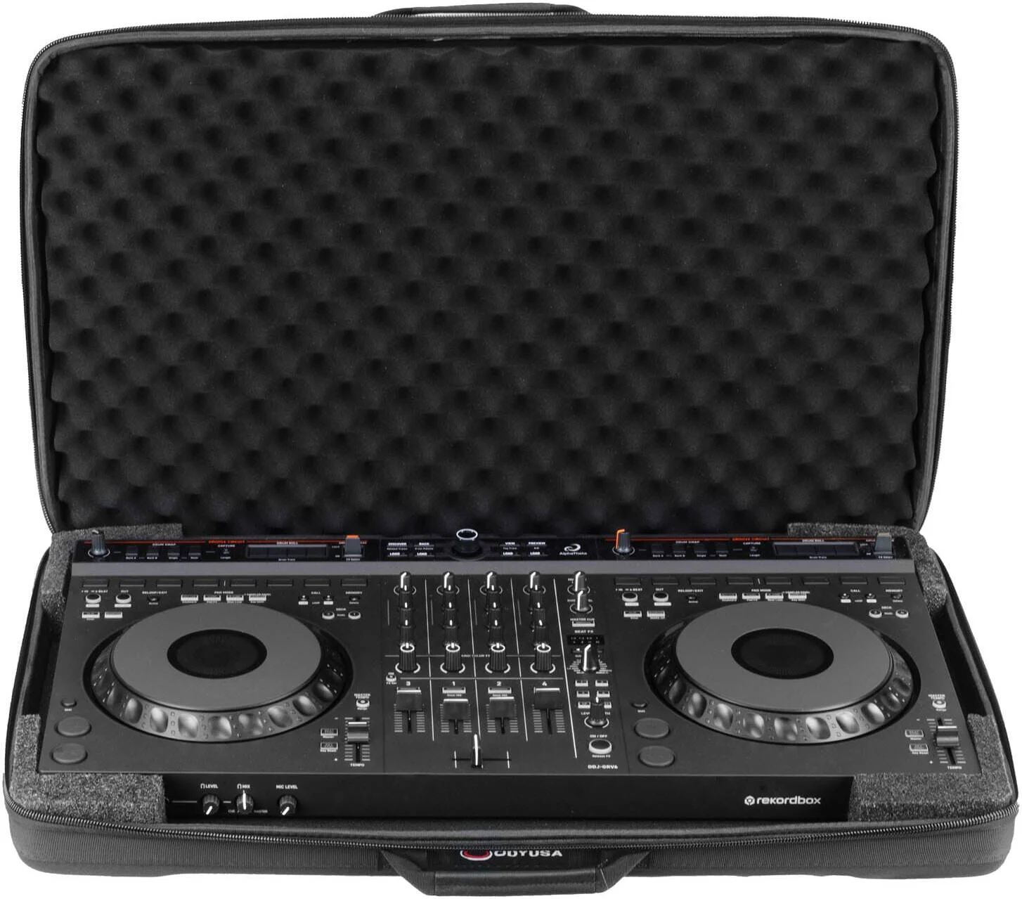 کیف نرم آلفاتتا DDJ-GRV6 اودیسه آمریکا، دسته حمل دستی، فوم درب، بند شانه، مشکی | BMDDJGRV6
