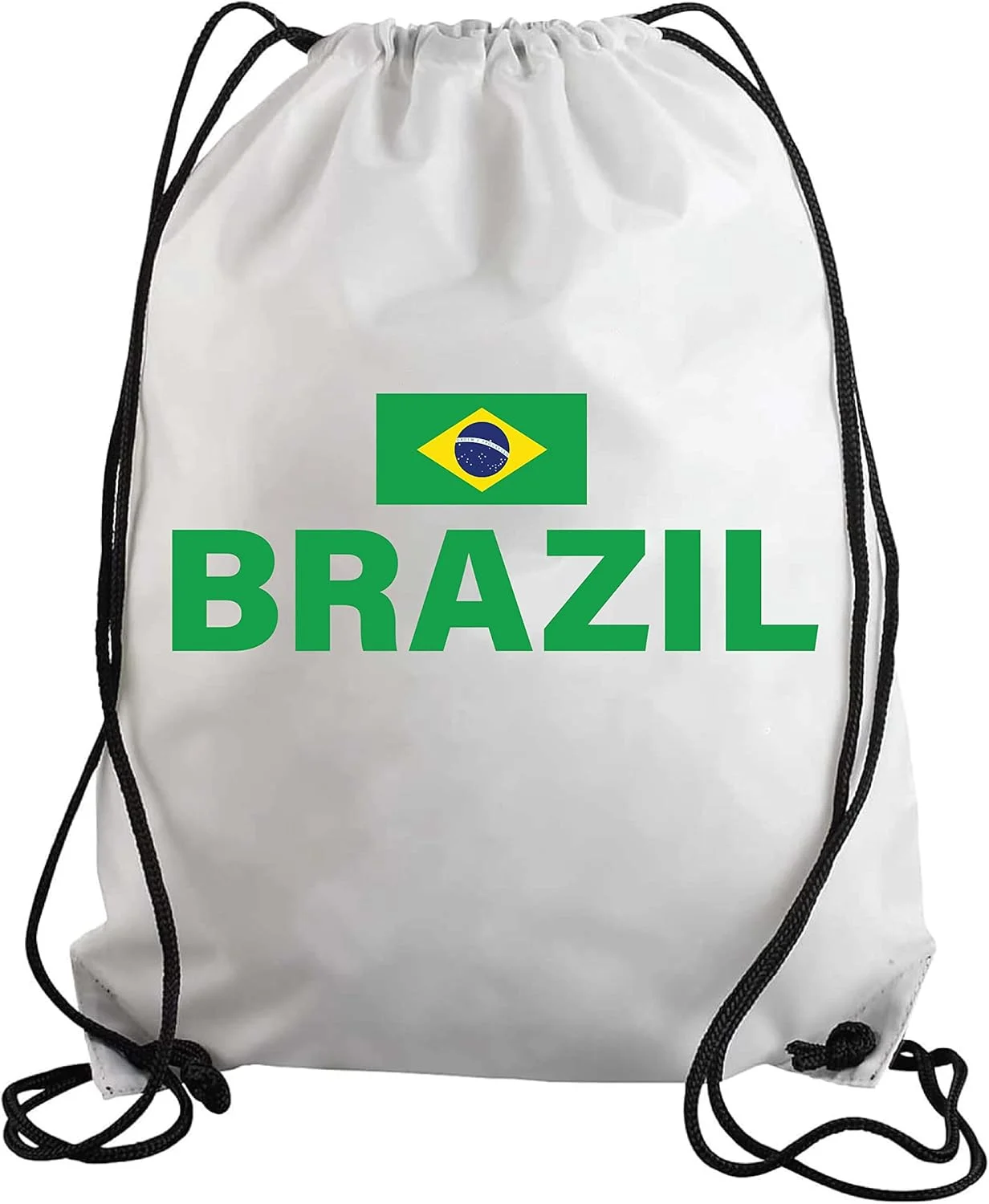 کیف بندکشی طرح فوتبال برزیل، مناسب برای طرفداران ورزش، کوله پشتی سواری، مناسب برای بزرگسالان و کودکان