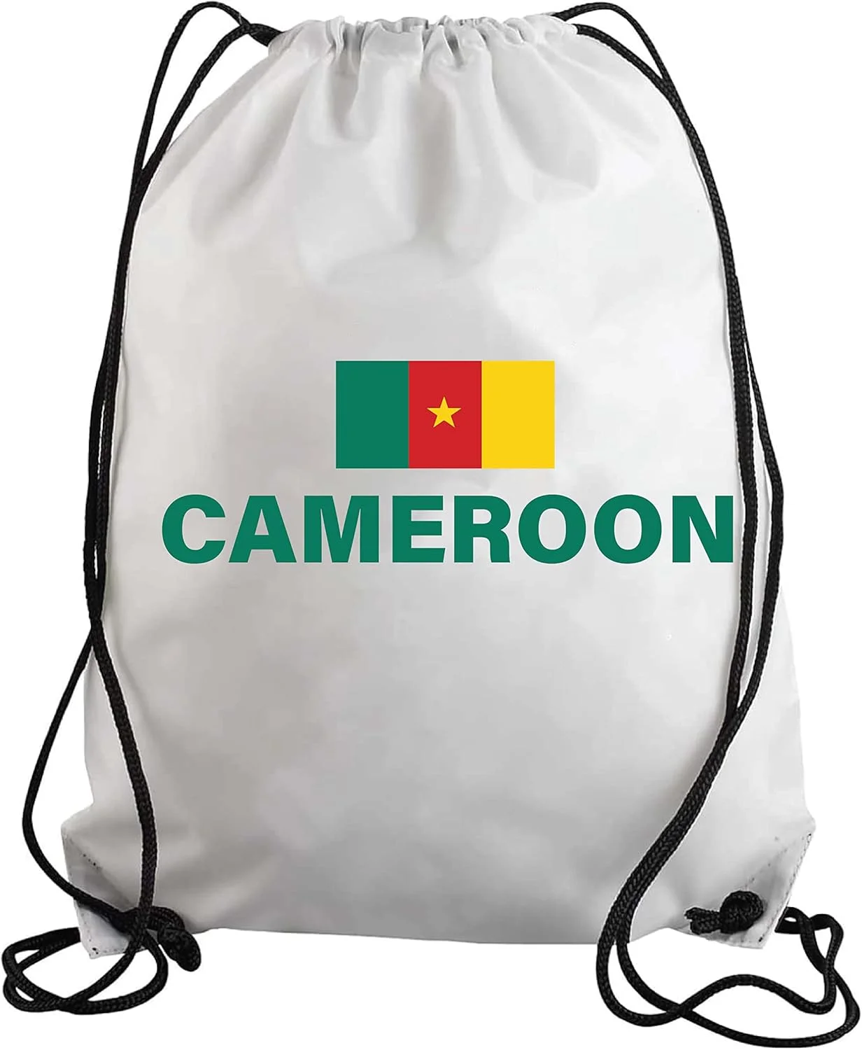 کیف بندکشی فوتبال کامرون، مناسب برای طرفداران ورزشی، کوله پشتی سواری، مناسب برای بزرگسالان و کودکان