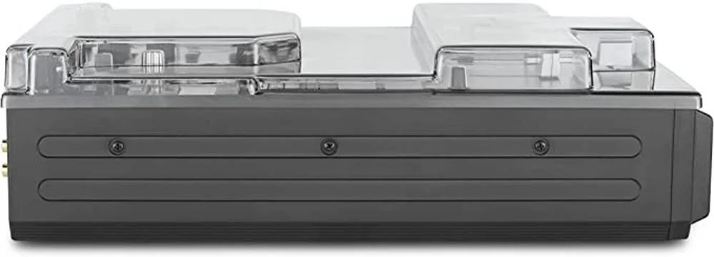 محافظ Decksaver برای میکسر Pioneer DJM-S7، پوشش پلی کربنات دودی، محافظت در برابر گرد و غبار و مایعات، محافظت در برابر ضربه، دارای اتصالات کابل، دودی-شفاف | DS-PC-DJMS7