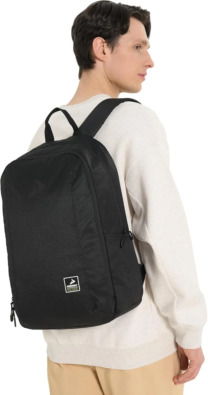 کوله پشتی کاربردی دیمیکس - 25 لیتری، ضد آب، مناسب مدرسه و ورزش، دارای محفظه لپ تاپ، جیب های متعدد و بندهای راحت برای استفاده روزمره، M