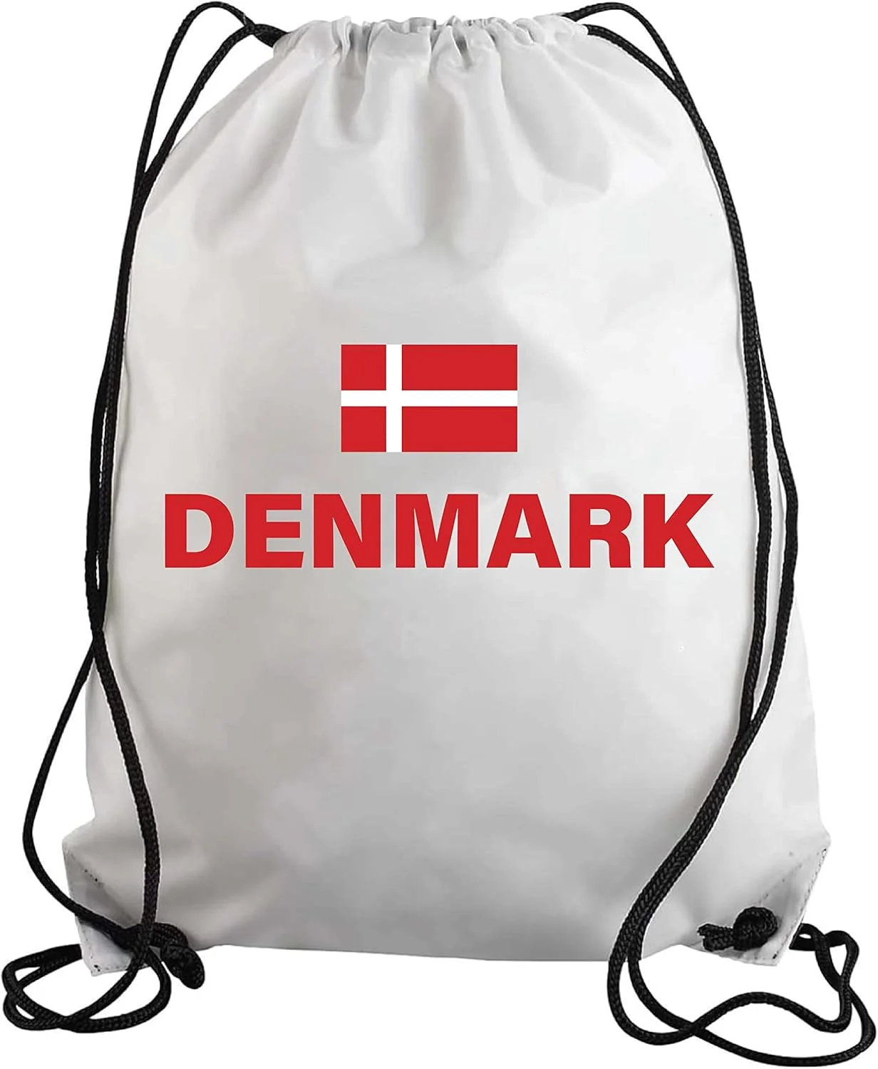 کیف بندکشی فوتبال دانمارک برای طرفداران ورزشی، کوله پشتی مناسب برای بزرگسالان و کودکان
