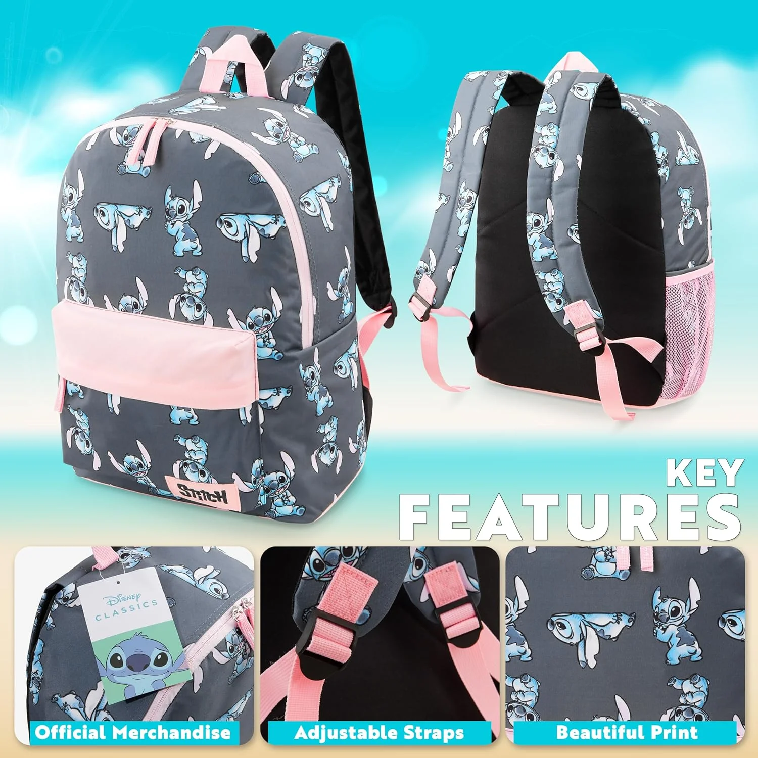 کوله پشتی دخترانه دیزنی برای کودکان و نوجوانان (تک عددی)