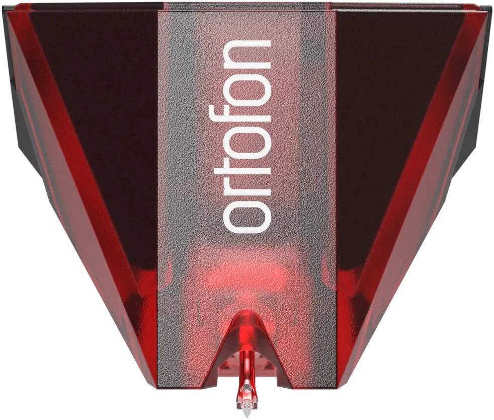 کارتریج فونو Ortofon 2MR Red MM با سوزن بیضوی، بدنه با ارتفاع کاهش یافته برای گرامافون های کم ارتفاع و ارتقاء Plug-and-Play | OF-2MR-Red