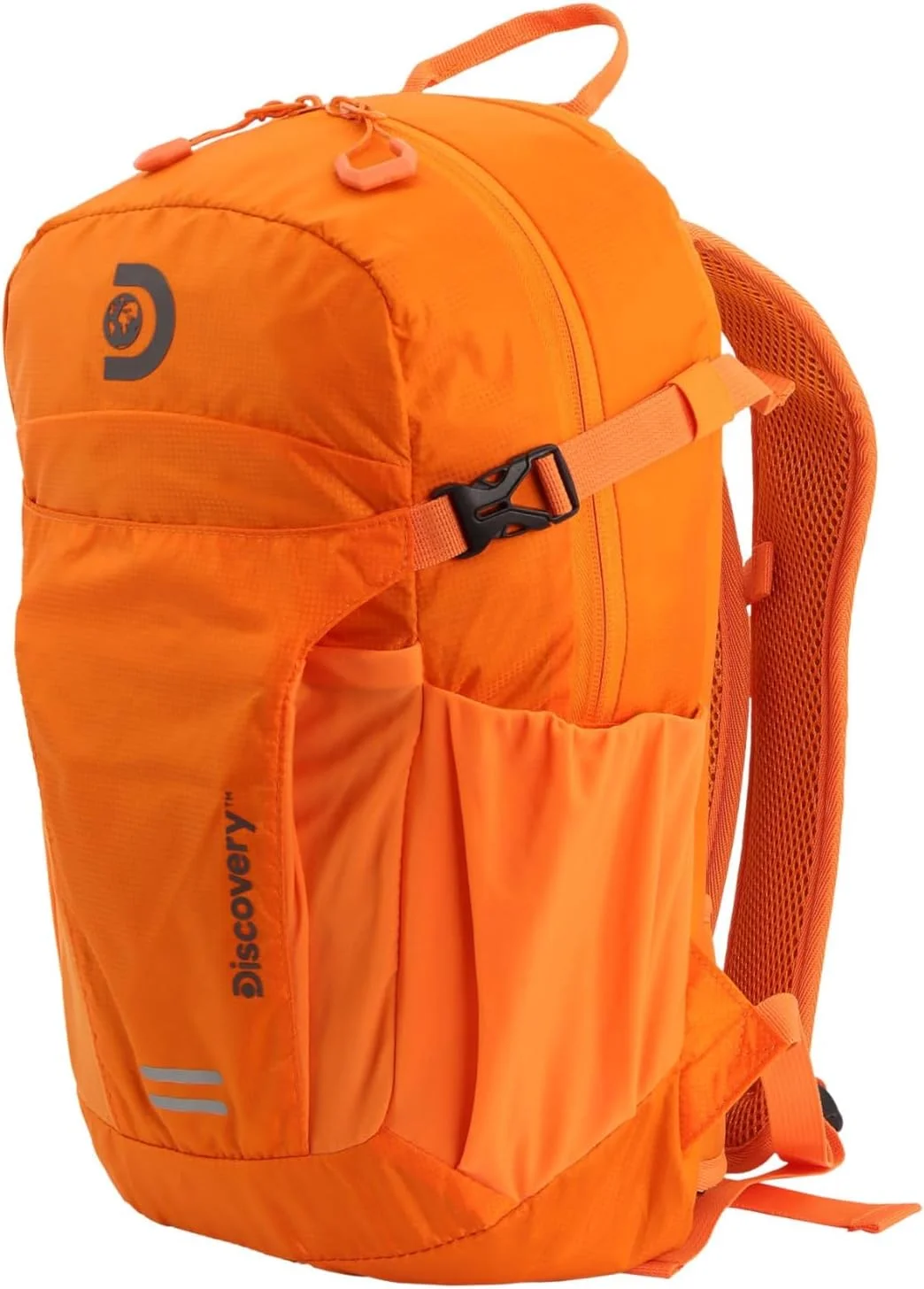 کوله پشتی ۸ لیتری نایلونی مقاوم در برابر پارگی Discovery Body Spirit، نارنجی، مناسب آقایان و بانوان، بادوام، سبک وزن، مقاوم در برابر آب، کیف روزمره برای مدرسه، دانشگاه، اداره، مسافرت، پیاده روی و ماجراجویی.