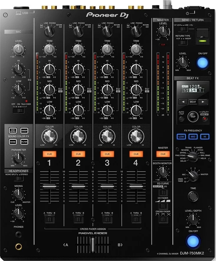 میکسر دی‌جی پایونیر DJM-750MK2-K | DJM-750MK2-K