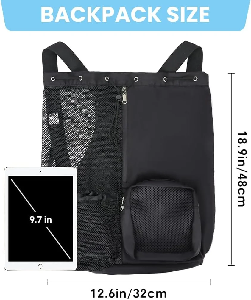 کوله پشتی بند دار ELEPHANTBOAT® برای مردان، زنان و نوجوانان، کوله پشتی ورزشی ضد آب با ظرفیت بزرگ با جیب های متعدد، کیف مسافرتی ورزشی شنا در فضای باز برای پیاده روی و تناسب اندام