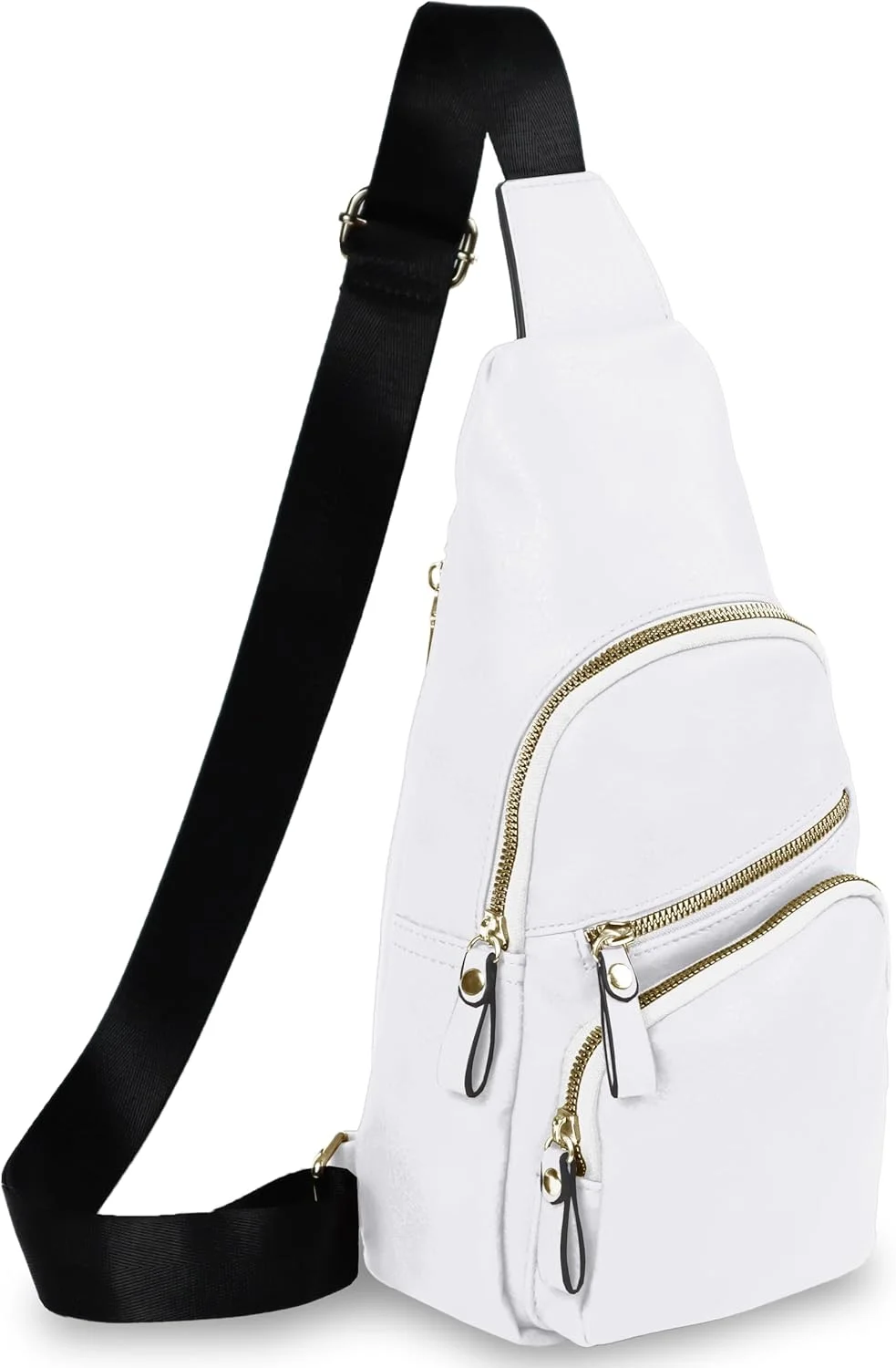 کیف کمری کوچک امپریا، کیف دوشی، کوله پشتی مسافرتی، کیف سینه، هدیه برای زنان و مردان، سفید، تک سایز