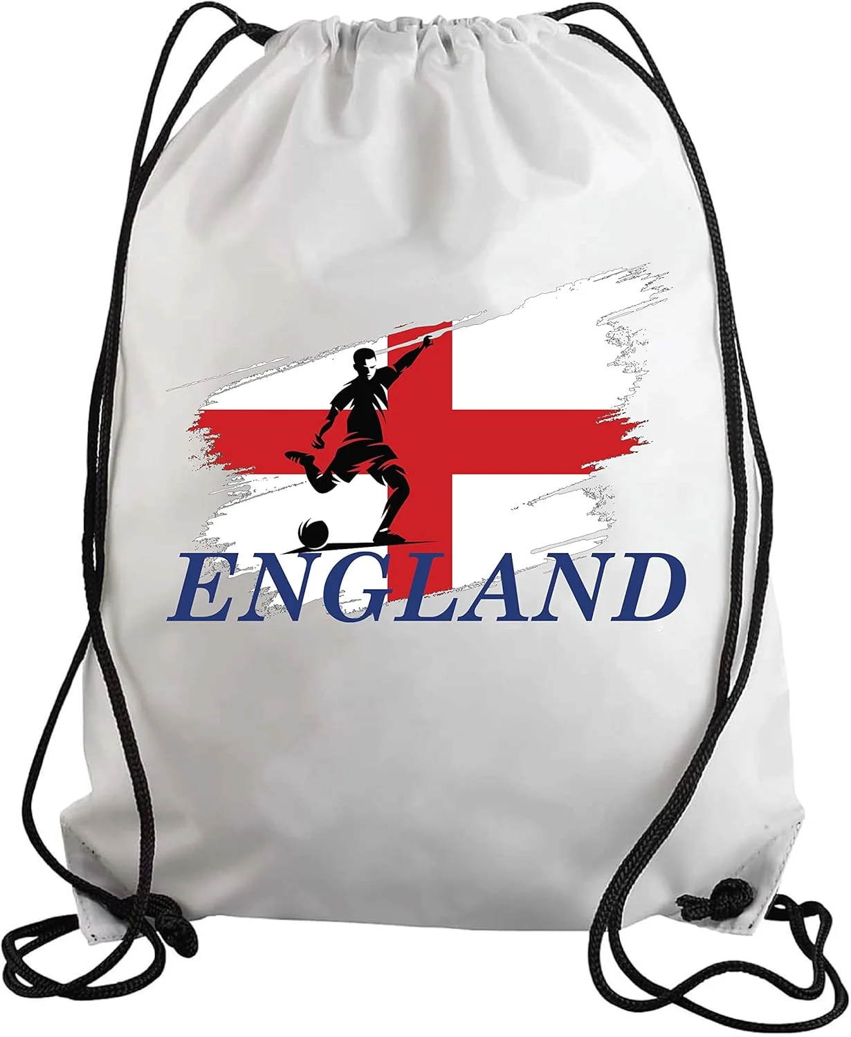 کیف بندکشی فوتبال انگلیس برای طرفداران ورزشی، کوله پشتی مناسب برای بزرگسالان و کودکان