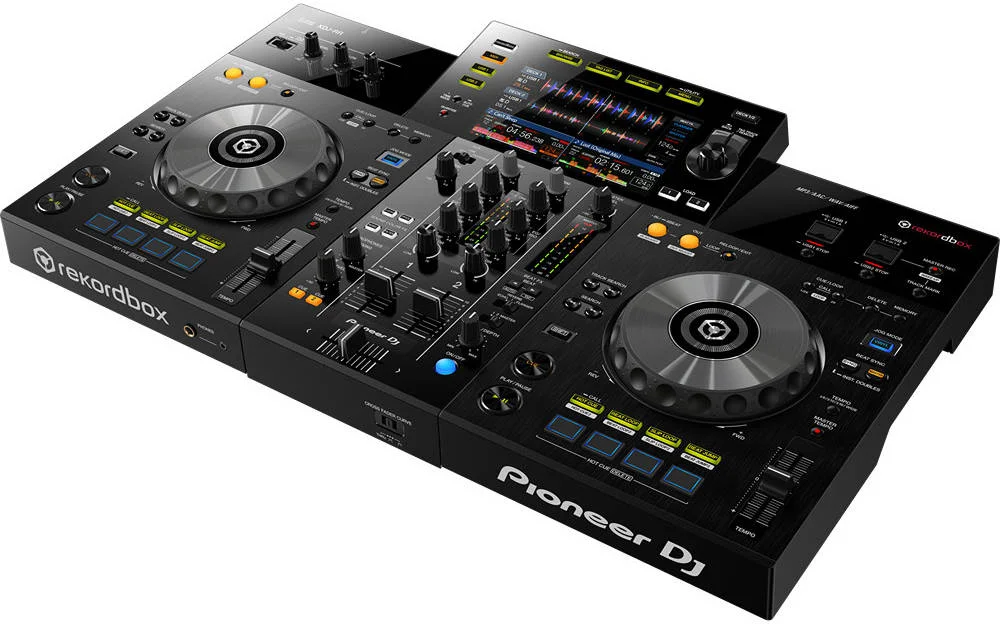 سیستم دی‌جی یکپارچه Pioneer DJ XDJ-RR - کنترلر مستقل ۲ کاناله برای Rekordbox، صفحه نمایش ۷ اینچی، USB دوگانه، Beat & Sound Color FX برای تمرین در خانه، موبایل و باشگاه، مشکی | XDJ-RR