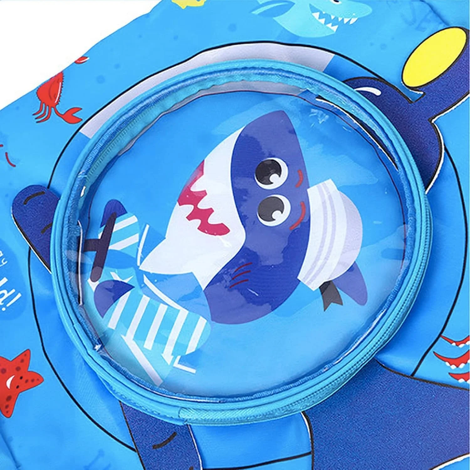 کیف شنای جداگانه خشک و مرطوب Excefore، کوله پشتی ضد آب ساحلی با محفظه کفش، کیف بند دار کوسه شنای کودکانه برای پسران نوجوان، کمپینگ، پیاده روی، شنا (آبی)