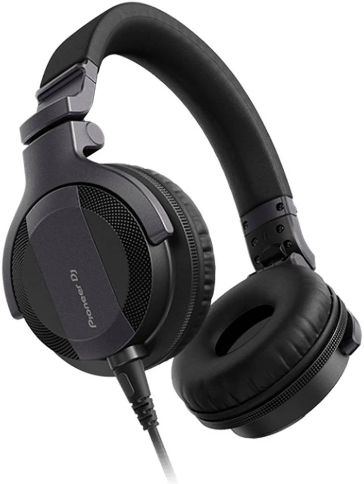 هدفون دی جی پایونیر مدل HDJ-CUE1 - درایورهای دینامیک 40 میلی‌متری، صدای بهینه شده برای بیس، گوشی‌های چرخشی، طراحی تاشو و کابل فنری جداشدنی برای مانیتورینگ دی جی و گوش دادن روزمره، مشکی | HDJ CUE1