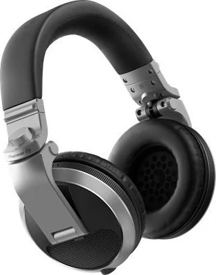 هدفون دی‌جی روگوشی پایونیر DJ HDJ-X5 (نقره‌ای) درایورهای 40 میلی‌متری، کابل جداشدنی و فرکانس گسترده، نقره‌ای | HDJ-X5-S
