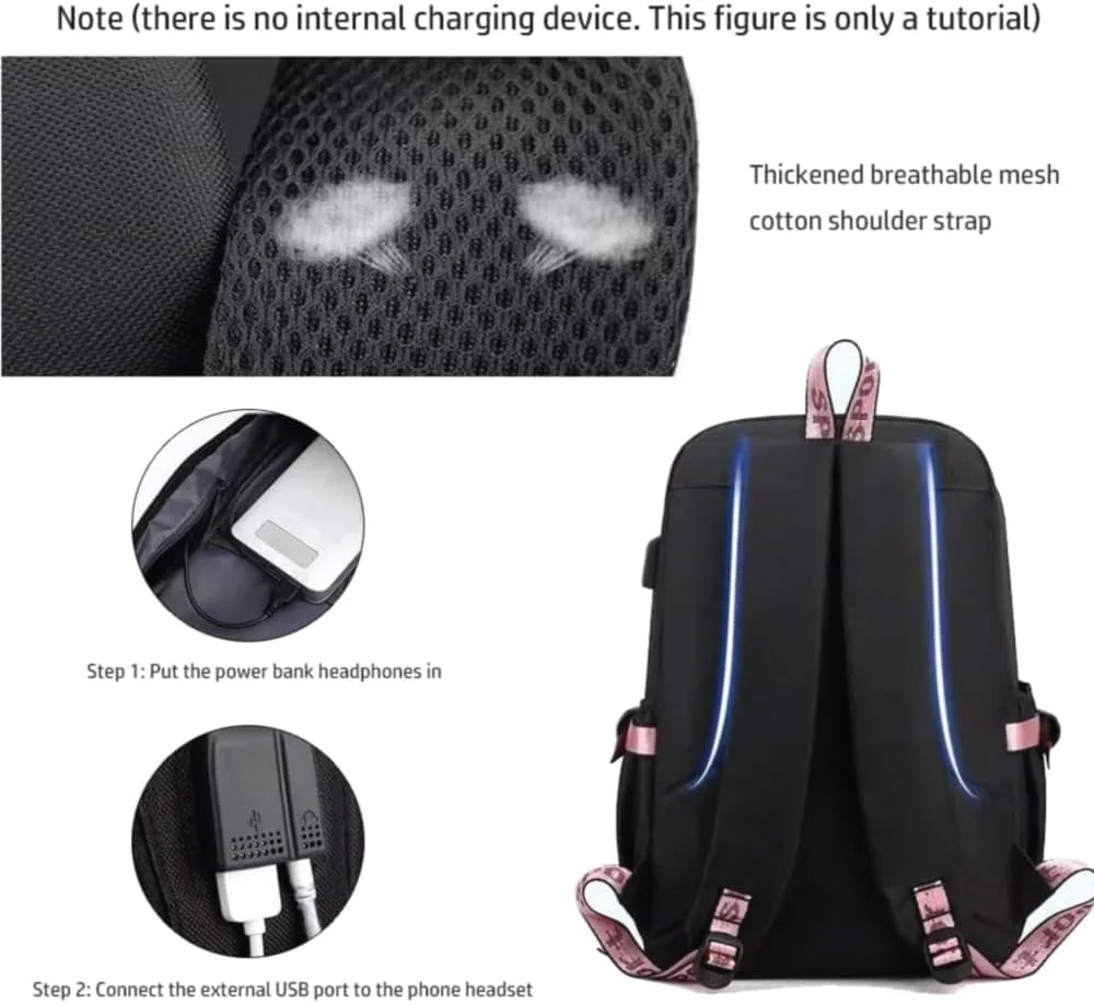 کوله پشتی چاپی فوتبالی ابرقهرمانی رونالدو - کیف مسافرتی شیک دانشجویی با پورت شارژ USB - ایده آل برای طرفداران ورزش فوتبال - مدرسه یا گردش های غیر رسمی