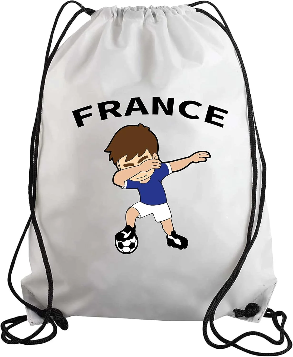 کیف بندکشی فوتبال فرانسه برای طرفداران ورزشی، کوله پشتی مناسب برای بزرگسالان و کودکان
